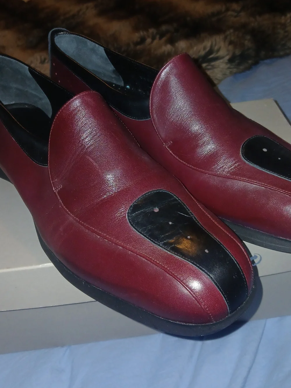 Vintage 90's Womens Stephane Kellien Slip-On Leather Loafers